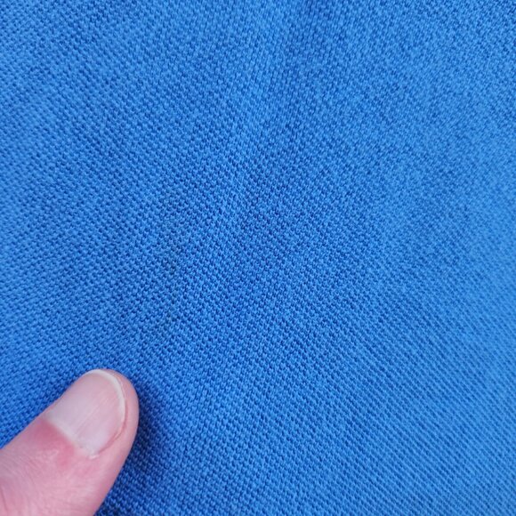 Polo Ralph Lauren 3XLT Short Sleeve Blue Polo Shirt Pink Embroidery Logo Cotton - Picture 15 of 16